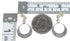 Southwest Authentic Sterling Silver Multicolor Post Dangle Earrings AX95386